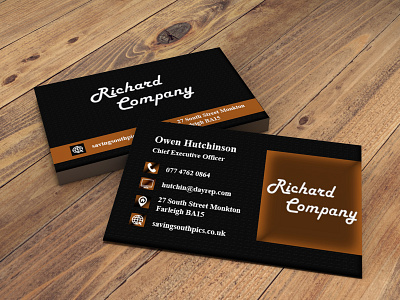 Business Card - Designed in Adobe Photoshop - Editable adobe photoshop templates