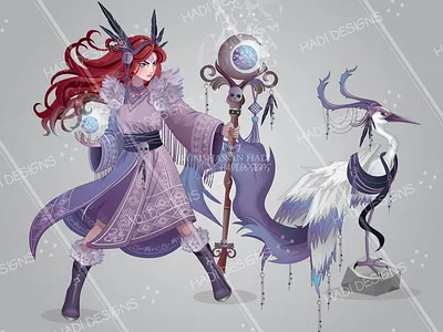 Northern Spirit: Scandinavian Shaman Character Design. artist artwork character design concept artwork concept illustration graphic design illustration