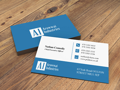 Business Card - Designed in Adobe Photoshop - Editable adobe photoshop templates