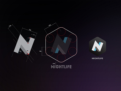 Nightlife Guidelines branding guidelines interactive logo web