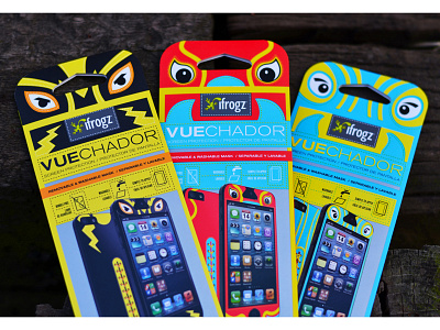 Vuechadors - Screen Protection iphone5 luchador packaging