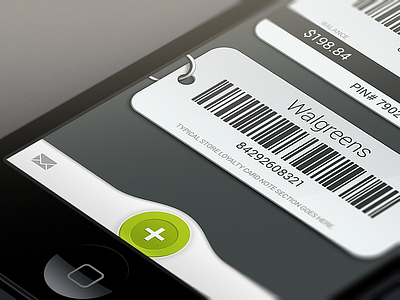 GK Cards add android app balance barcode cards design edit gift ios iphone mail mockup pin rewards ring shopping strore ui ux