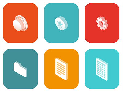 app icons doc favorites folder icons ios isometric settings tresor word xls