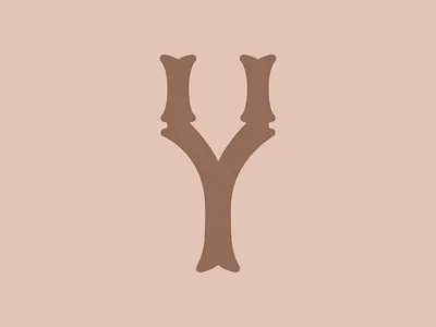 A Glyph A Day #30 a glyph a day agad bone experimental font glyph letter lettering march project serif type type design typography weird western y
