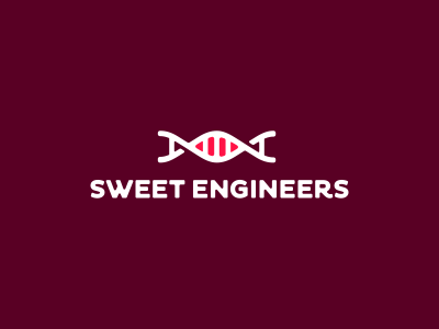 Sweet Engineers Logo Design agency alex tass brand branding branding agency candy creative custom custom made dalius stuoka deividas bielskis design dna engineers genetic icon identity logo logo design logo designer logo mark logotype mark purple store studio sweets symbol typography utopia