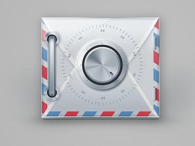 Safemail 2 envelope icon mail safe vault