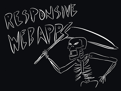 Responsive Web Apps Talk adventure dd giant bees grim reaper quest reaper rwd rwdsummit skeleton vision quest