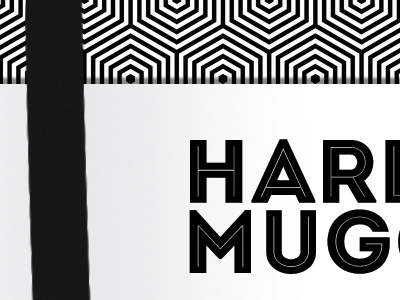 HarMug. geometric pattern