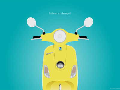 Vespa - Illustration illustration scooter vector vespa