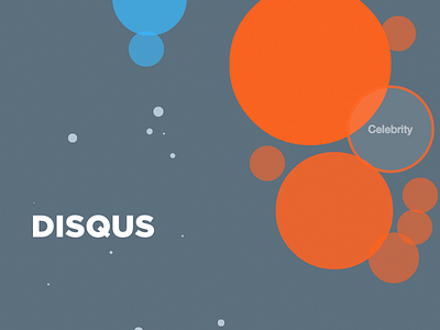 Gravity by Disqus circles d3 data visualization design disqus flat retina ul ux web