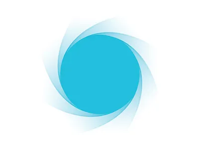 Swirly blue swirl vortex