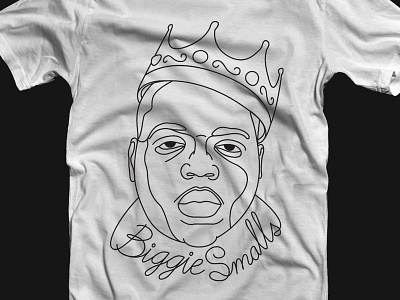 TOAO Biggie Smalls T-shirt biggie clothing design graphic illustration label smalls t shirt webshop