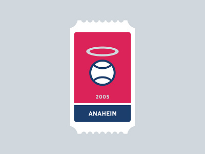 Anaheim Angels anaheim angel angels ball baseball blue halo icon logo mlb red sports ticket