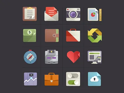 Flat Design Icons Set Vol1 design flat icons set