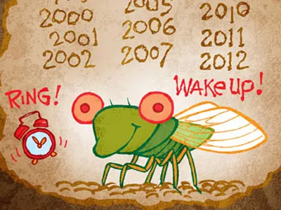 Cicada bugs childrens art cicada humor