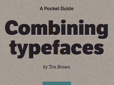 Proof five simple steps pocket guide typography