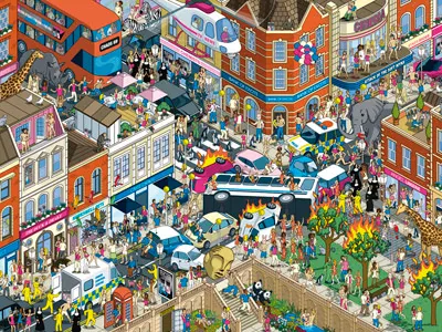 Lynx Attract For Him + For Her Advertising Campaign advert advertising city cityscape detail illustration illustrator isometric pixel art vector art