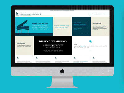 Piano City Milano GIF code desktop grid ipad iphone laptop mobile responsive square website