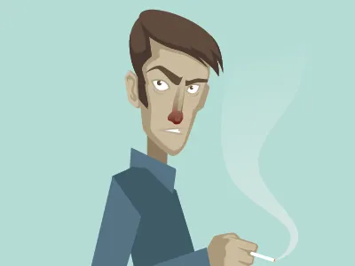 Elliot 01 character design illustration