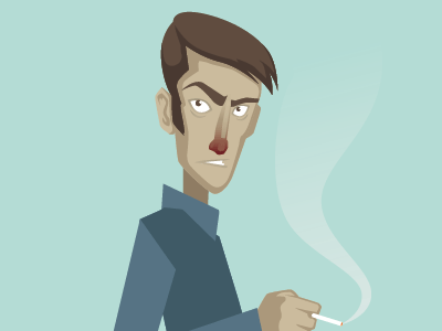 Elliot 01 character design illustration