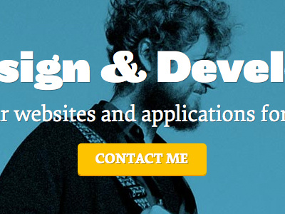 Portfolio Redesign - Updated Hero css css3 html html5 in browser typography web design website