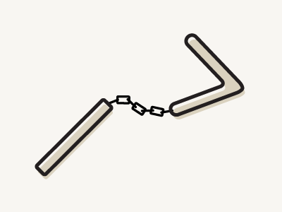 Coding nunchucks (hiya!)