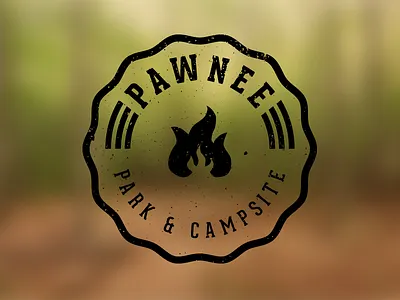 Logo design #2 branding camping design feedback fire logo park rebound type typography