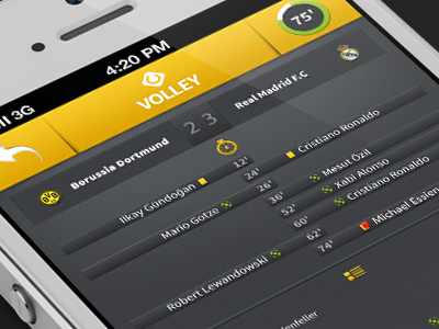 Volley Livescore app app football ios iphone livescore mobile