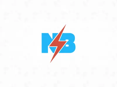 Now Branded - New Logo branding flat logo