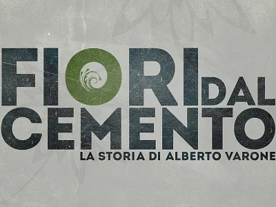 Fiori Dal cemento Logo's blue camorra cemento concrete fiori fioridalcemento flower green grunge italy mafia white
