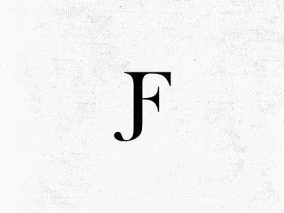 FJ brand branding icon identity logo logo mark mark minimal minimalistic texture vintage