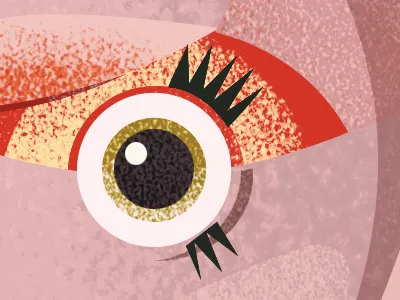 Ziggy Stardust eye alan defibaugh david bowie digital illustrator photoshop