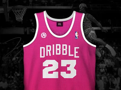 Dribbble Invites basketball draft dribbble invite invites pink uniform white