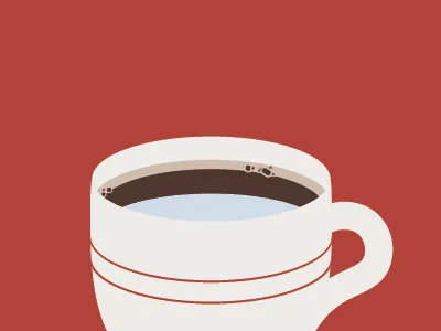 Coffee cup bubbles coffee color study cup red