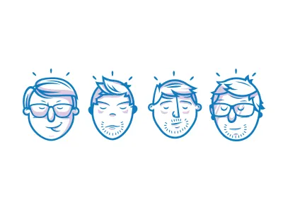 character blue character eyes face hair illustration shade