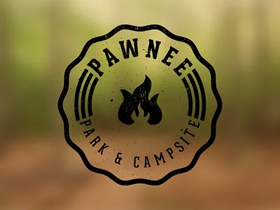 Logo design #3 branding camping design feedback fire logo park rebound type typography