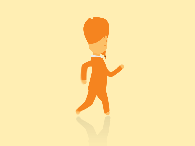 Ginger walkcycle [gif] [gif] animation doubleg gif ginger hyperisland mgd13kna walk walkcycle