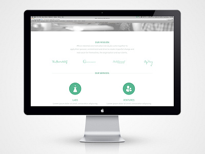 New Project w/venture fund ui web design