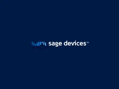 Sage Devices Logo Design bars branding design devices energy icon identity logo mark monitoring reflection sage statistical wave