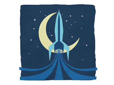 Spaceship illustration moon nasa rocket sky space spaceship vector