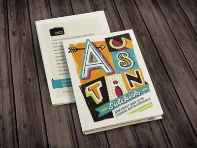 Austin4 illustration map photography typography