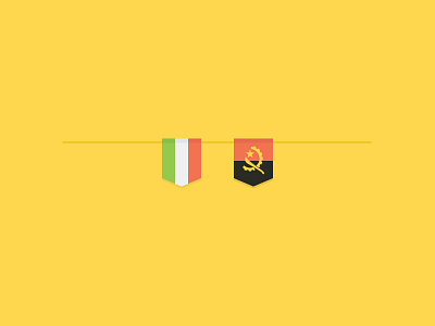 Tiny flags angola banner flag italy tiny