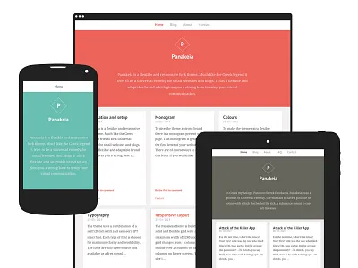 Panakeia fork cms responsive theme