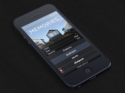 Quote.It UI android app iphone overlay ui ux
