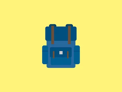 Essentials of an Urban Explorer - Bagpack bagpack color colour essentials exploration explore explorer illustration pastel singapore urban explorer vector wander wanderer