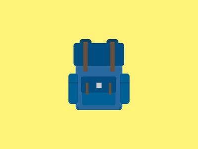 Essentials of an Urban Explorer - Bagpack bagpack color colour essentials exploration explore explorer illustration pastel singapore urban explorer vector wander wanderer