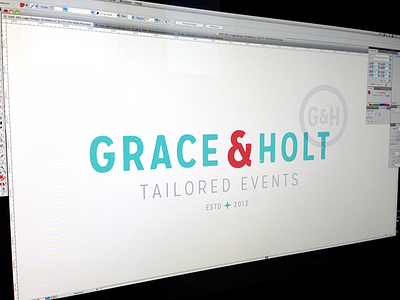 Logo Finessing brand logo modern retro typography vintage