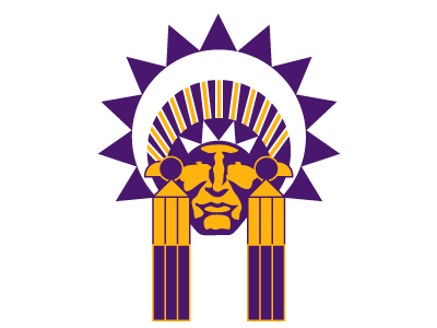 Haskell Logo college feathers haskell headdress indian logo native american