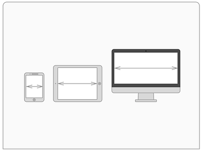 Responsive Design Illustration (WIP) apple responsive vector wip