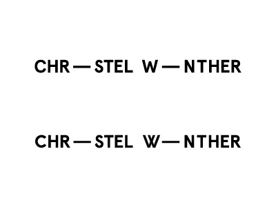 Stylist logo variations - critique please design fashion hyphen logo modern stylist variation